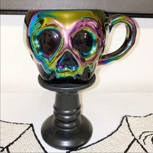 Disney Poison Apple Iridescent Snow White Skull Coffee Mug
